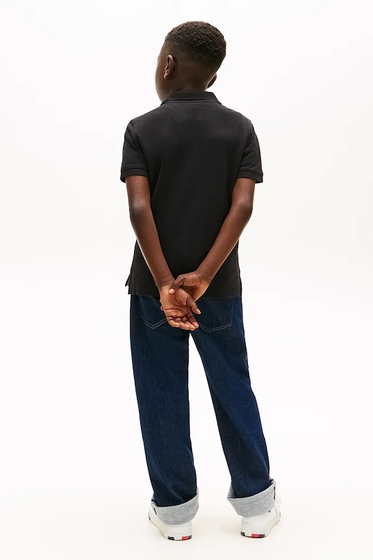 Tommy Hilfiger polo bawełniane dziecięce KB0KB09103.98.122.PPY2