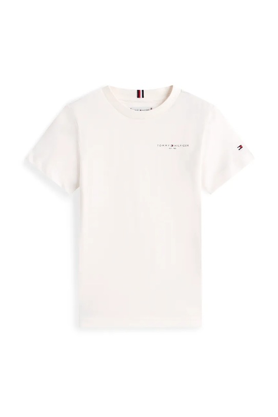Tommy Hilfiger t-shirt bawełniany dziecięcy KS0KS00661.74.122.PPY2 biały SS26