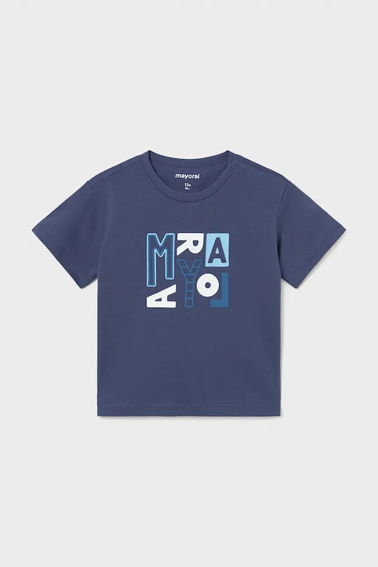 Mayoral t-shirt in cotone per bambini prodotto per bambini blu 106.3J.Baby.PPY2