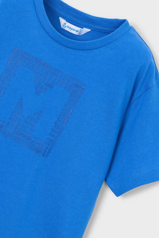 Αγορίστικα Παιδικό βαμβακερό μπλουζάκι Mayoral 170.5F.Mini.PPY2 μπλε
