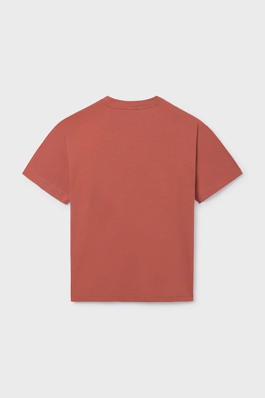 Дитяча бавовняна футболка Mayoral 840.7E.Junior.PPY2 помаранчевий SS26
