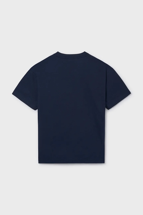 Mayoral t-shirt in cotone per bambini 840.7E.Junior.PPY2 blu navy SS26