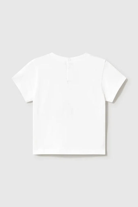 Mayoral t-shirt bawełniany dziecięcy 1001.3A.Baby.PPY2 biały SS26