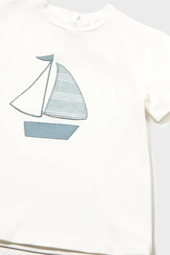 Chłopiec Mayoral t-shirt dziecięcy 1002.3B.Baby.PPY2 biały