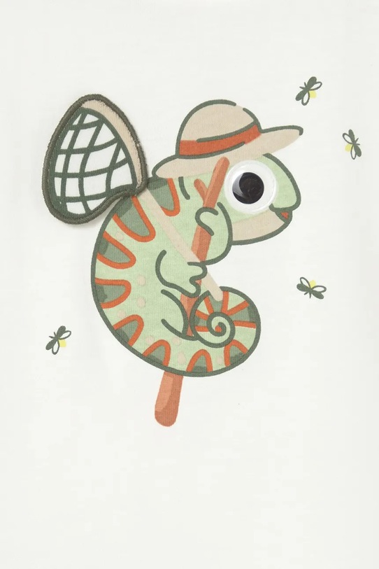 Dečki Otroška bombažna kratka majica Mayoral 1004.3C.Baby.PPY2 bela