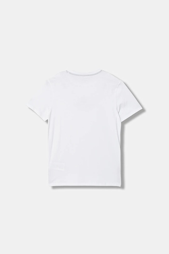 Guess t-shirt bawełniany dziecięcy L6RI02.K8HM4.PPY2 biały SS26