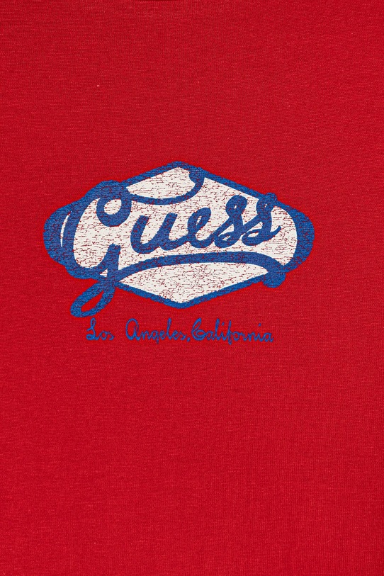 Chłopiec Guess t-shirt bawełniany dziecięcy L6RI02.K8HM4.PPY2 czerwony