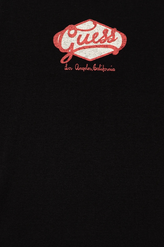 Chłopiec Guess t-shirt bawełniany dziecięcy L6RI02.K8HM4.PPY2 czarny