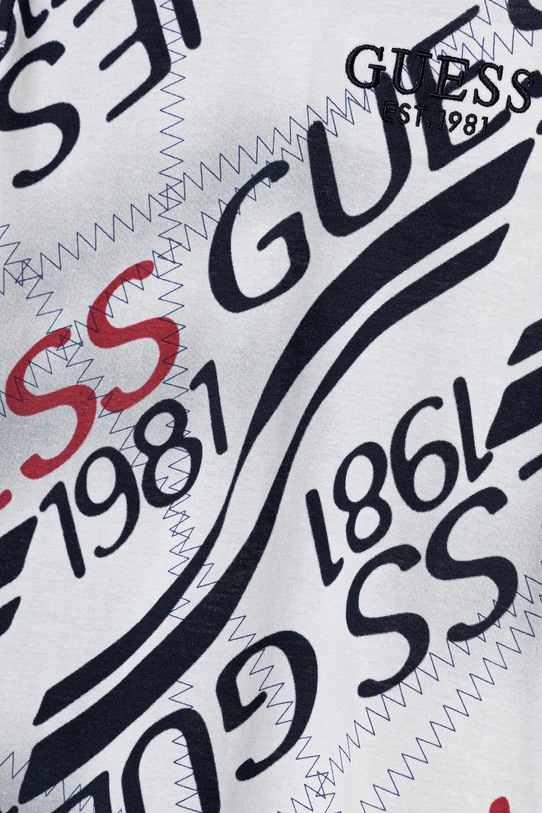 Chłopiec Guess t-shirt bawełniany dziecięcy L6RI04.K8HM4.PPY2 granatowy