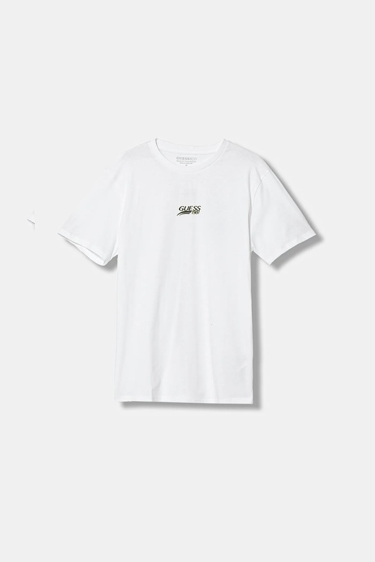 Guess t-shirt bawełniany dziecięcy nadruk biały L6RI10.K8HM4.PPY2