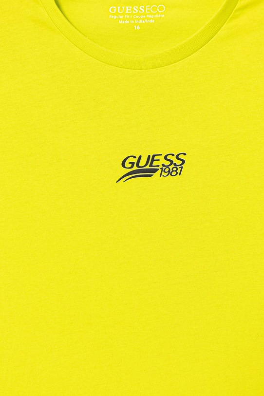 Chłopiec Guess t-shirt bawełniany dziecięcy L6RI10.K8HM4.PPY2 zielony
