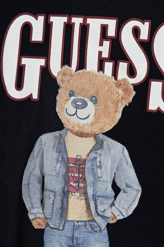 CHLAPEC Dětské bavlněné tričko Guess L6RI11.K8HM4.PPY2 námořnická modř