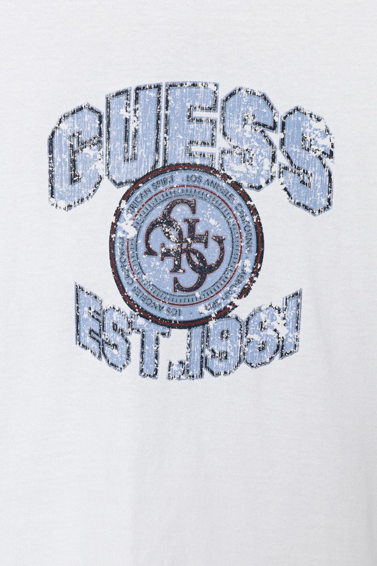 Chłopiec Guess t-shirt bawełniany dziecięcy L6RI13.K8HM4.PPY2 biały