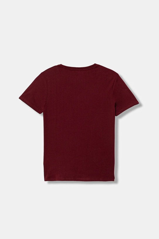 Guess t-shirt bawełniany dziecięcy L6RI13.K8HM4.PPY2 bordowy SS26