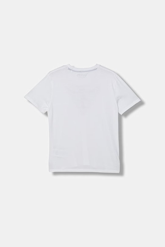 Guess T-shirt dziecięcy bawełniany L6RI15.K8HM4.PPY2 biały SS26