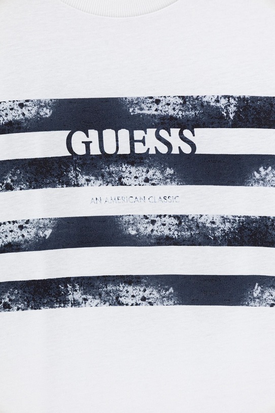 Chłopiec Guess t-shirt bawełniany dziecięcy L6RI16.K8HM4.PPY2 biały
