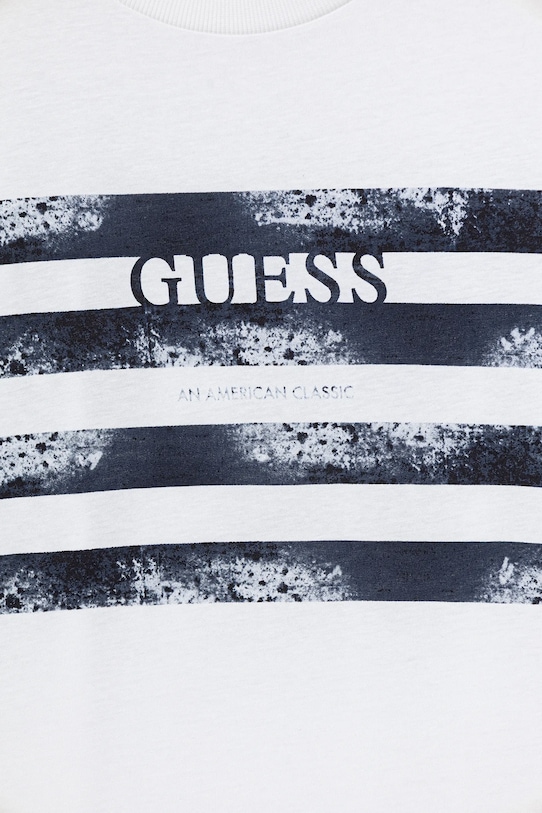 Chłopiec Guess t-shirt bawełniany dziecięcy L6RI16.K8HM4.PPY2 biały