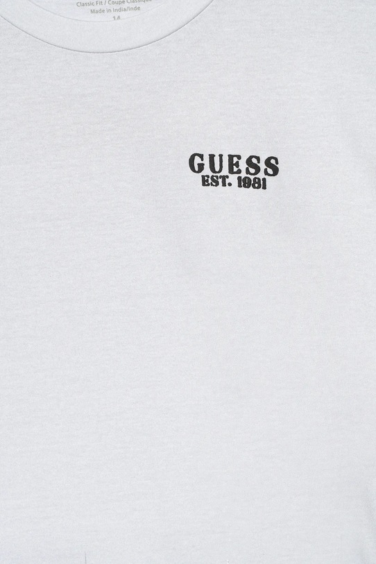 Chłopiec Guess t-shirt bawełniany dziecięcy L6RI18.K8HM4.PPY2 szary