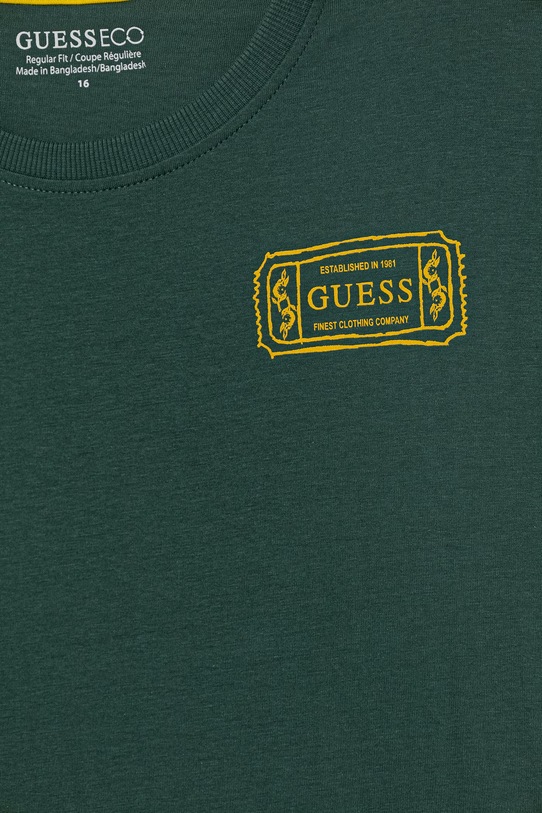Chłopiec Guess t-shirt bawełniany dziecięcy L6RI20.K8HM4.PPY2 zielony