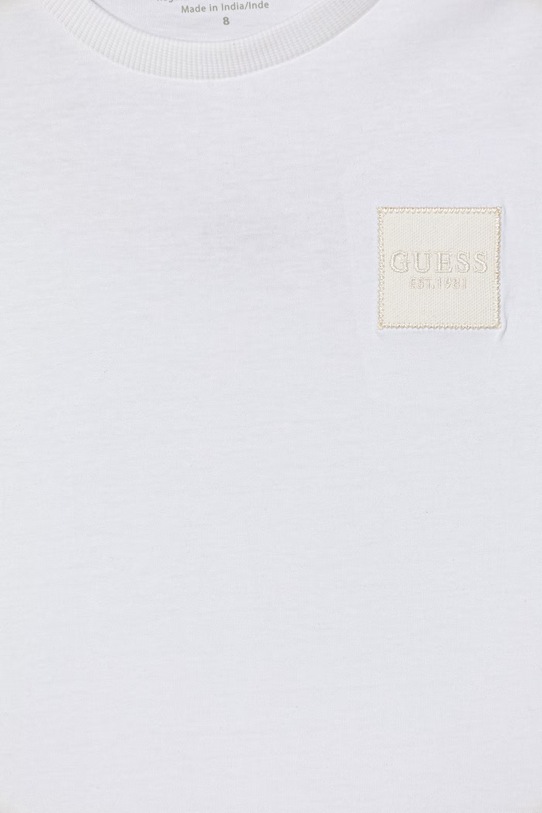 Chłopiec Guess t-shirt bawełniany lounge L6RI26.K8HM4.PPY2 biały