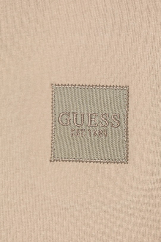 Chłopiec Guess t-shirt bawełniany lounge L6RI26.K8HM4.PPY2 beżowy