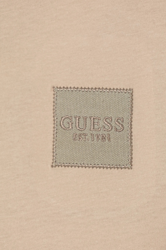 Chłopiec Guess t-shirt bawełniany lounge L6RI26.K8HM4.PPY2 beżowy