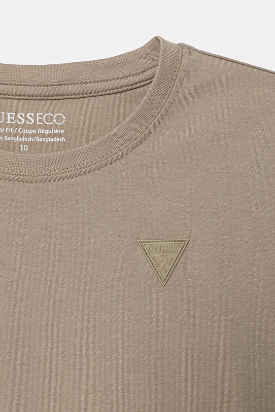 Chłopiec Guess t-shirt bawełniany dziecięcy L6RI27.I3Z14.PPY2 beżowy