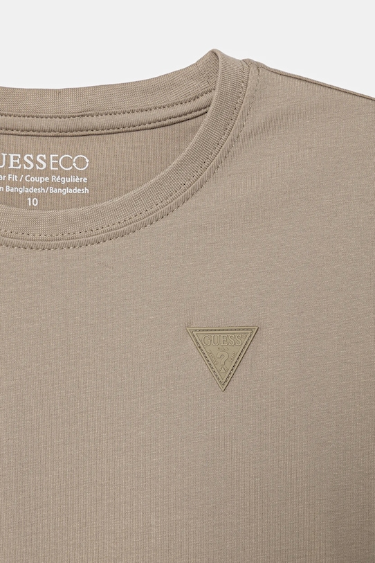 Chłopiec Guess t-shirt bawełniany dziecięcy L6RI27.I3Z14.PPY2 beżowy