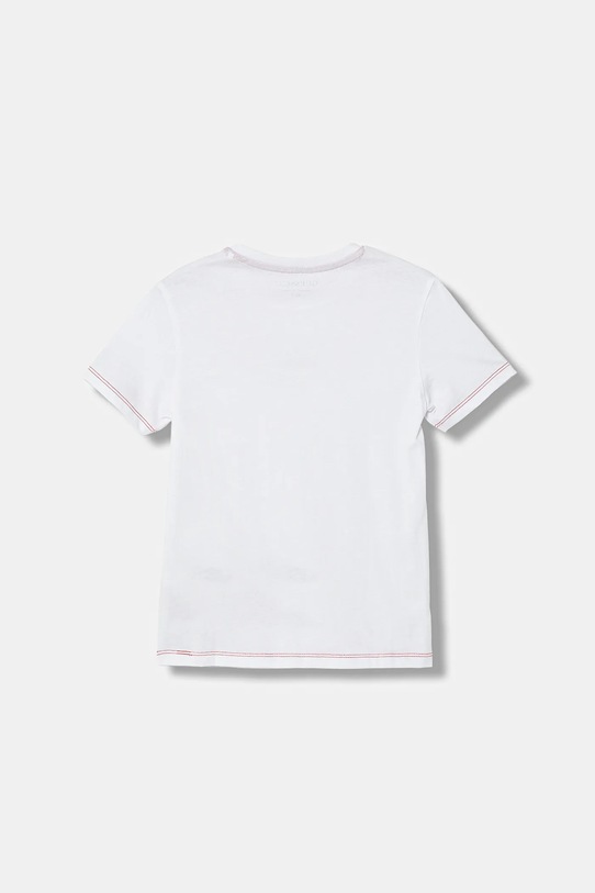 Guess t-shirt bawełniany dziecięcy N6RI02.K8HM4.PPY2 biały SS26