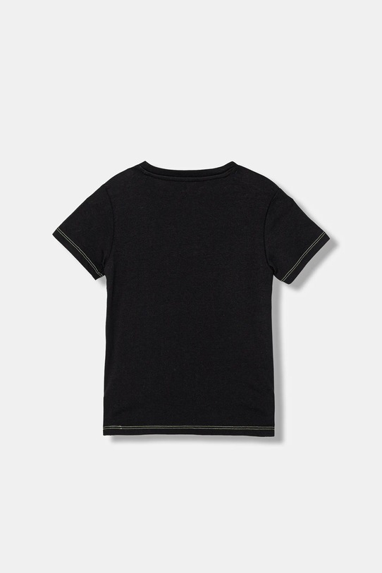 Guess t-shirt bawełniany dziecięcy N6RI02.K8HM4.PPY2 czarny SS26