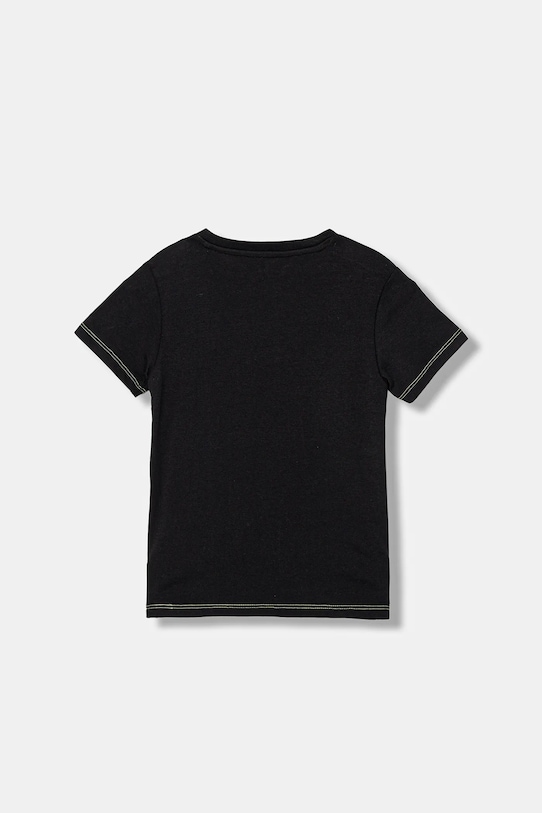 Guess t-shirt bawełniany dziecięcy N6RI02.K8HM4.PPY2 czarny SS26