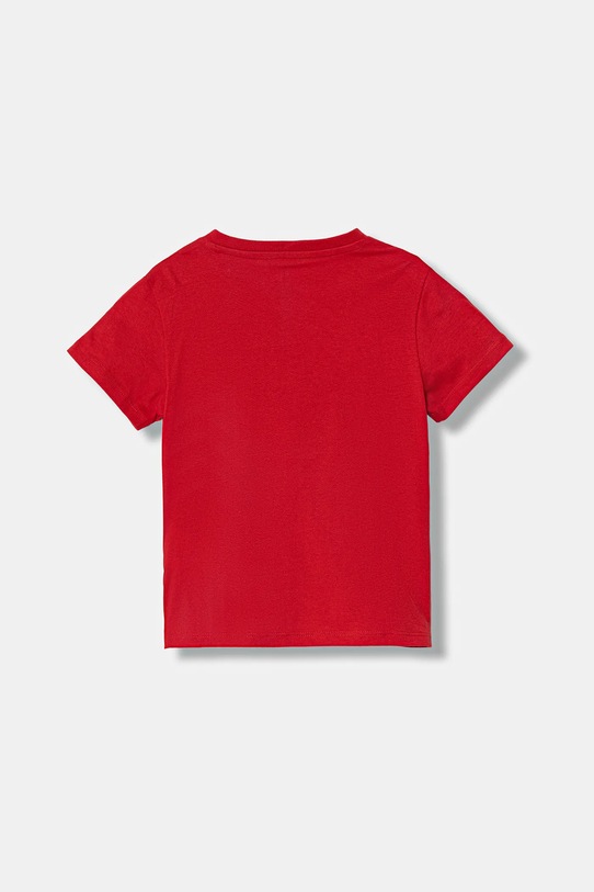 Guess t-shirt bawełniany dziecięcy N6RI03.K8HM4.PPY2 czerwony SS26