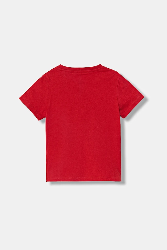 Guess t-shirt bawełniany dziecięcy N6RI03.K8HM4.PPY2 czerwony SS26