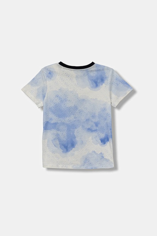 Guess t-shirt bawełniany N6RI04.K8HM4.PPY2 niebieski SS26