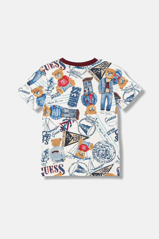 Guess t-shirt bawełniany N6RI04.K8HM4.PPY2 multicolor SS26