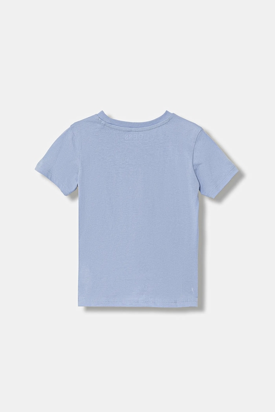 Guess t-shirt bawełniany dziecięcy N6RI05.K8HM4.PPY2 niebieski SS26