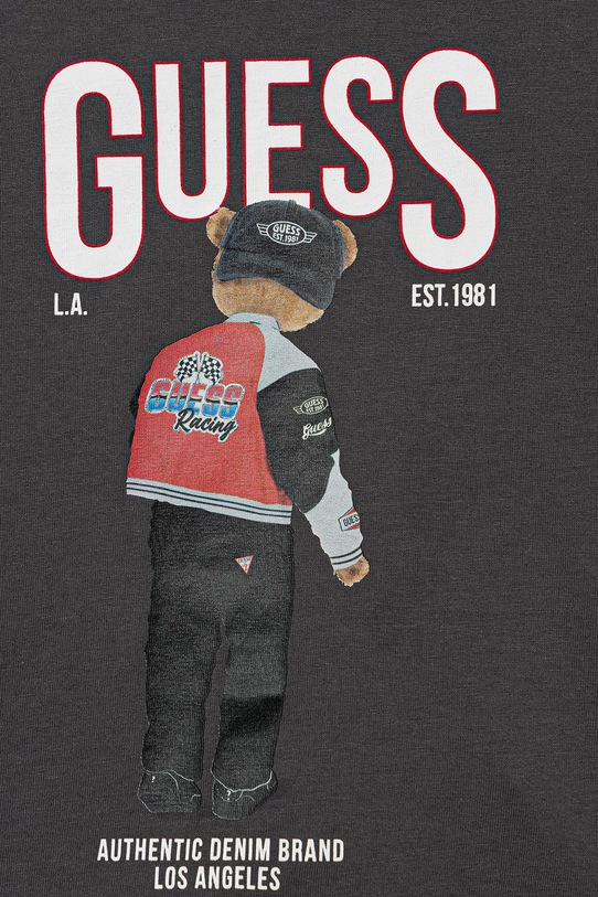 Chłopiec Guess t-shirt bawełniany dziecięcy N6RI05.K8HM4.PPY2 szary