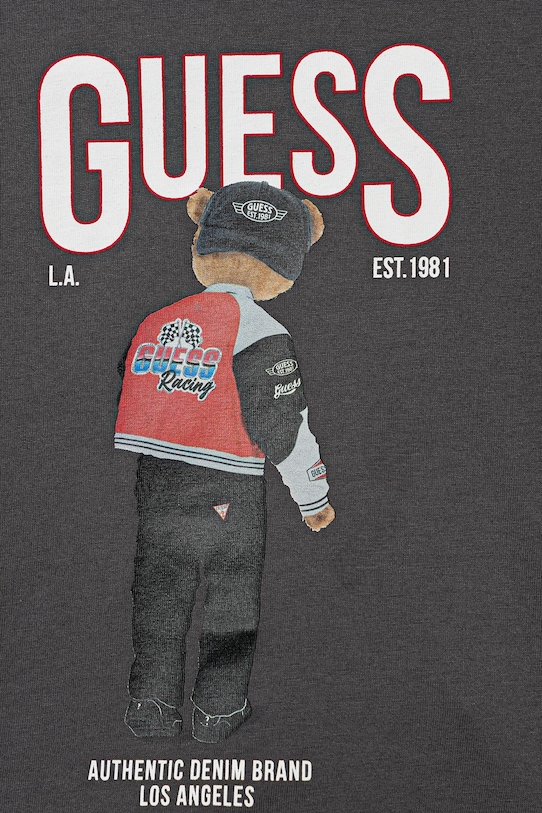 Chłopiec Guess t-shirt bawełniany dziecięcy N6RI05.K8HM4.PPY2 szary