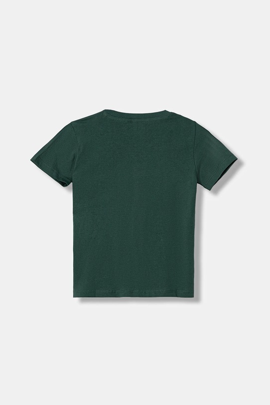 Guess t-shirt bawełniany dziecięcy N6RI05.K8HM4.PPY2 zielony SS26