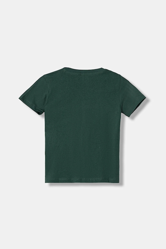 Guess t-shirt bawełniany dziecięcy N6RI05.K8HM4.PPY2 zielony SS26