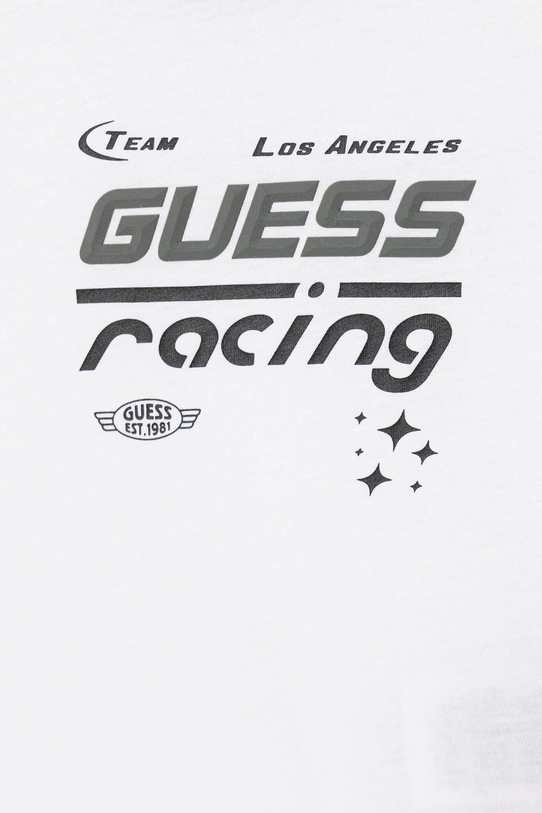 Chłopiec Guess t-shirt bawełniany dziecięcy N6RI08.K8HM4.PPY2 biały