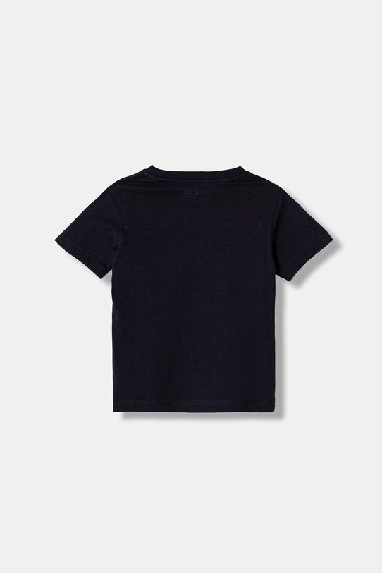 Guess t-shirt bawełniany dziecięcy N6RI10.K8HM4.PPY2 granatowy SS26