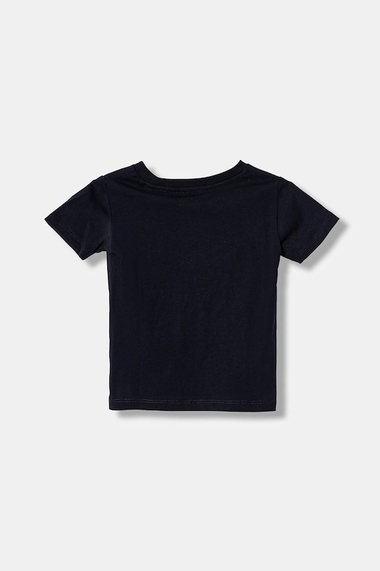 Guess t-shirt bawełniany niemowlęcy N6RI11.K8HM4.PPY2 granatowy SS26