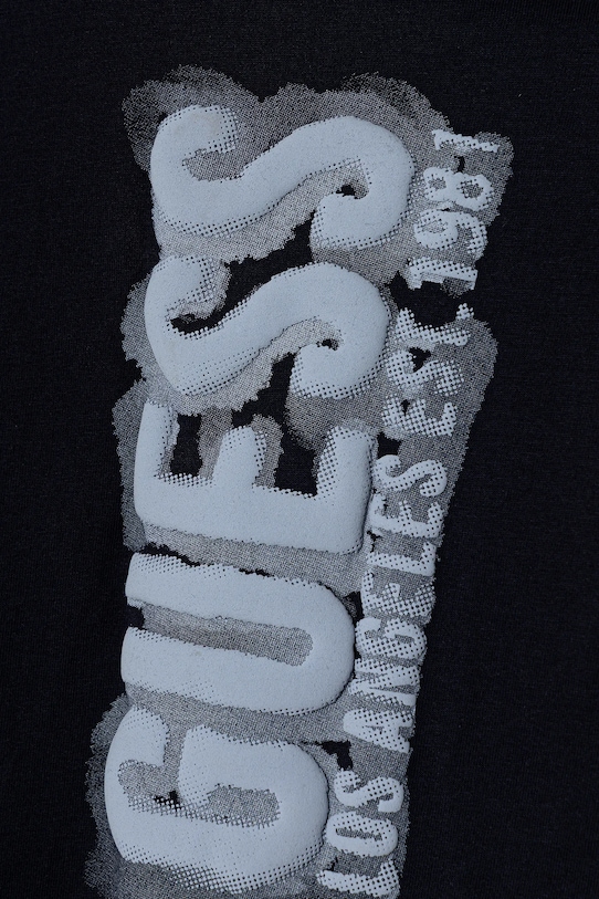 Chłopiec Guess t-shirt bawełniany niemowlęcy N6RI11.K8HM4.PPY2 granatowy