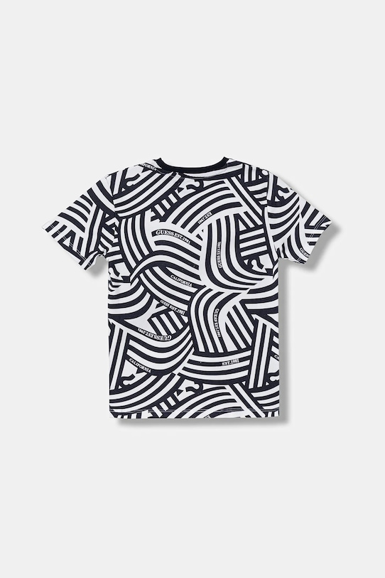 Guess t-shirt bawełniany dziecięcy N6RI13.K8HM4.PPY2 biały SS26