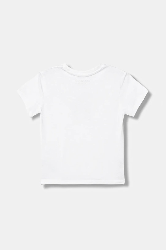 Guess t-shirt bawełniany dziecięcy N6RI17.K8HM4.PPY2 biały SS26