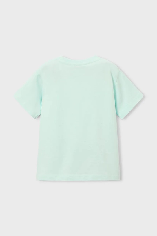 Chłopiec Mayoral t-shirt bawełniany dziecięcy 3059.5C.Mini.PPY2 turkusowy