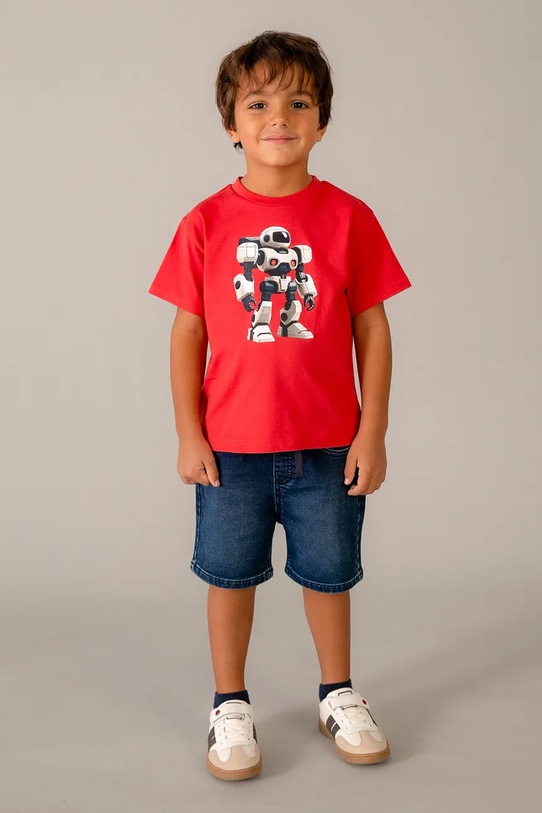 Mayoral t-shirt bawełniany dziecięcy 2-pack 3063.5D.Mini.PPY2