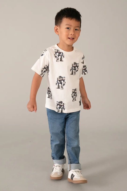 Otroška bombažna kratka majica Mayoral 3068.5F.Mini.PPY2