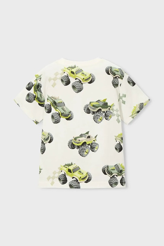 Chłopiec Mayoral t-shirt bawełniany dziecięcy 3068.5F.Mini.PPY2 biały